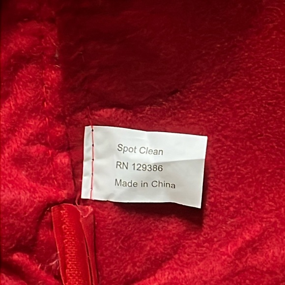 Christmas Tree Skirt Faux Fur Trim Red Black Buffalo Check Plaid Reversible - Picture 4 of 8